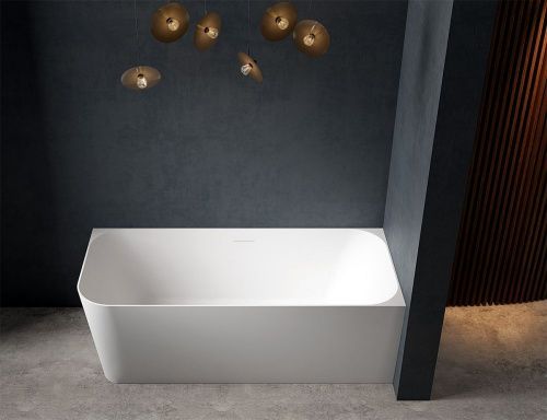 Ванна акриловая Abber AB9331-1.6 R 160х75 пристенная асимметричная с каркасом - фото 2