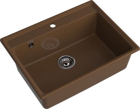 Кухонная мойка Granfest Level LV-660 терракот 65х50 цвет коричневый поверхность матовая