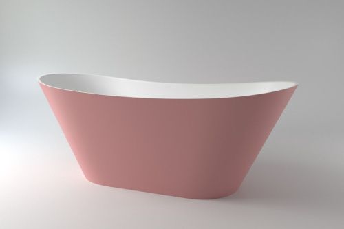 Ванна из искусственного камня Holbi AFINA 1.01.004.11.2 160х65 отдельностоящая овальная