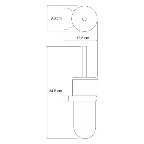 Ершик для унитаза WasserKRAFT 6827 - фото 4