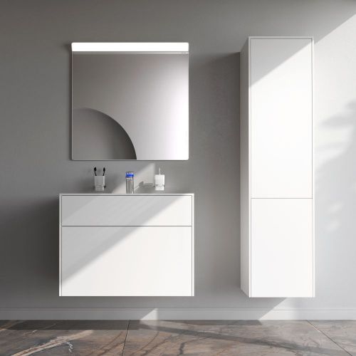 Тумба под раковину Am.Pm Inspire V2.0 M50AFHX0803WM 80х50 подвесная цвет белый - фото 5