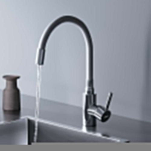 Смеситель для кухни Dorff Logic D3007633 на мойку белый/хром - фото 3