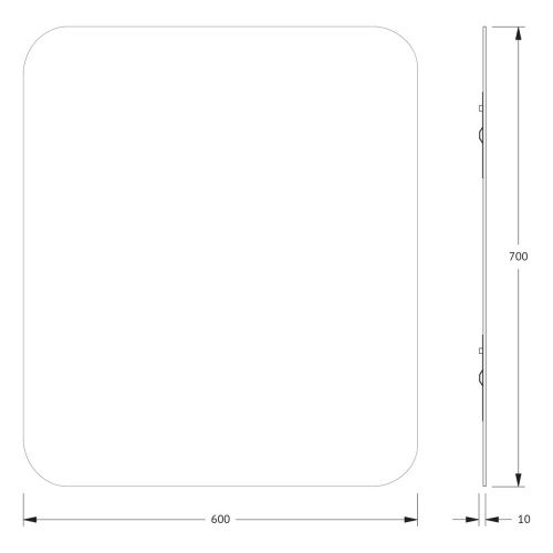 Зеркало Evoform Primary BY 0113 60х70 подвесное - фото 2