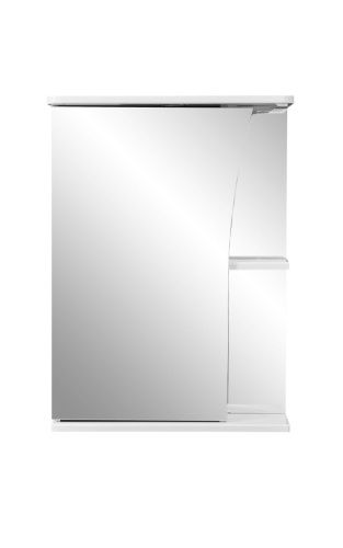 Зеркало-шкаф Stella Polar Волна SP-00000033 50х70 подвесной цвет белый - фото 5