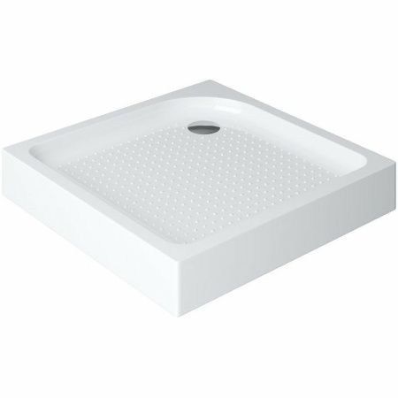 Душевой поддон акриловый BelBagno TRAY-BB-A-100-15-W 100х100 белый с ножками