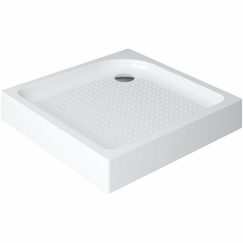 Душевой поддон акриловый BelBagno TRAY-BB-A-100-15-W 100х100 белый с ножками - фото 2