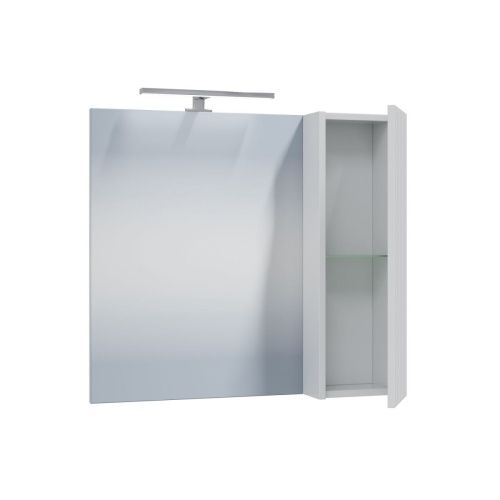 Зеркало-шкаф СанТа Юпитер 700367 70х70 подвесной цвет белый - фото 2