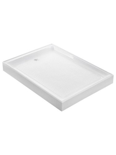 Душевой поддон акриловый Wemor 10000001902 100х80 белый с каркасом - фото 4