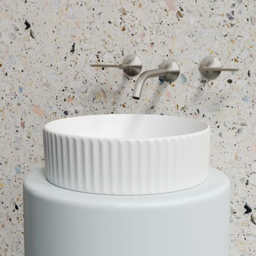 Раковина из сантехнического фарфора Ceramica Nova ELEMENT CN6057MW 40х40 накладная цвет белый без отверстий под смеситель - фото 4