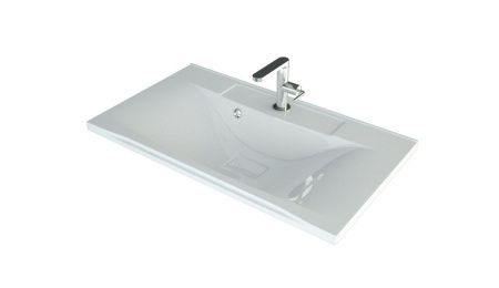 Тумба под раковину Stella Polar Абигель SP-00001080 80х40 напольная цвет серый