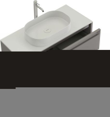 Тумба под раковину Allen Brau Fantasy 2.0 1.11001.PGM 2.0 80х50 подвесная цвет серый