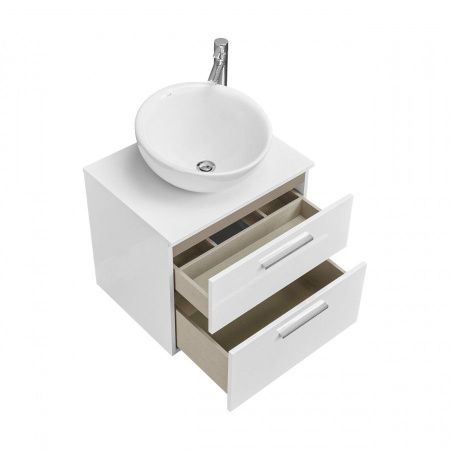 Тумба под раковину Roca Victoria A857468806 60х50 подвесная цвет белый