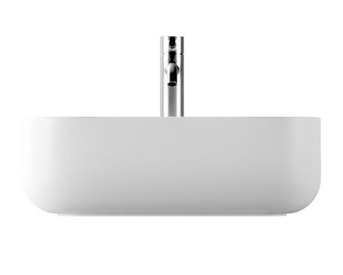 Раковина керамическая Alice Unica 32190108 50х40 накладная цвет черный без отверстий под смеситель - фото 2