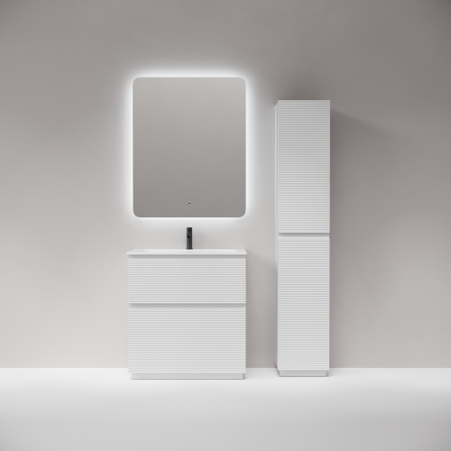 Тумба под раковину Sancos FOLK Floor FL80FW 80х40 напольная цвет белый - фото 3