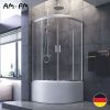 Душевой уголок Am.Pm Gem W90G-401A090WT 90х90 стекло прозрачное профиль хром без поддона