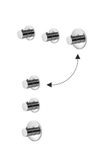 Душевая система Paffoni Modular Box KITMB018CRKING встраиваемая в стену цвет хром - фото 2