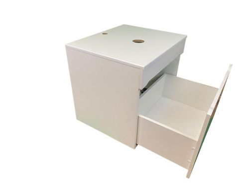 Тумба с раковиной Sintesi STL.W7013_SIN-LVB-APP-409BM 60х60 подвесная цвет белый - фото 5