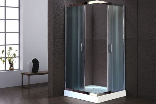 Душевой уголок Royal Bath HP RB80HP-C-CH 80х80 стекло рифленое профиль хром с поддоном