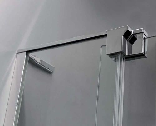 Душевая дверь Cezares SLIDER SLIDER-B-1-90/100-C-Cr 90х195 стекло прозрачное профиль хром глянцевый - фото 4