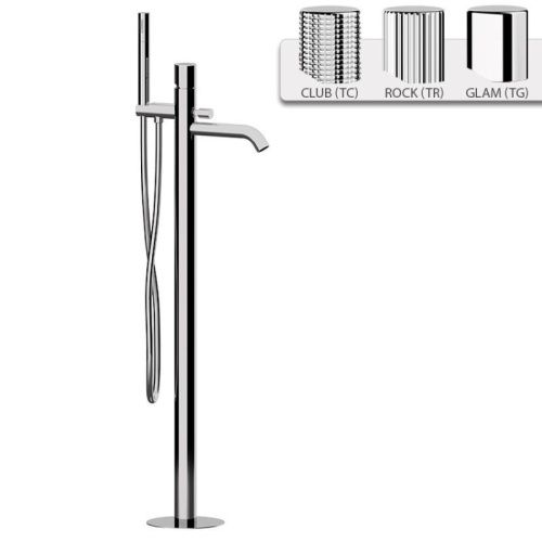 Смеситель для ванны Daniel Trilogy TG678CR напольный хром - фото 2