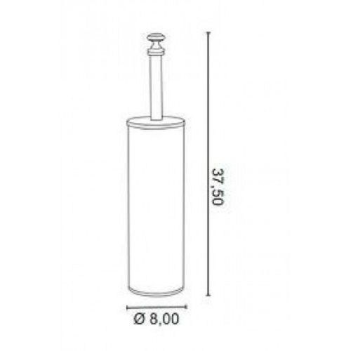 Ершик TW collection Harmony TWHA120oro - фото 2