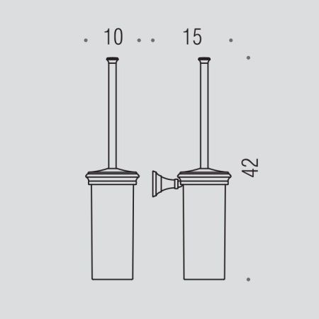 Ершик Colombo Portofino B3207.CR-VAN