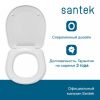Крышка сиденье для унитаза Santek Римини 1WH301948