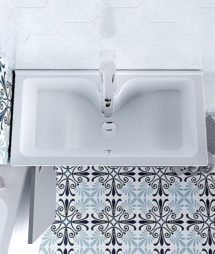 Тумба с раковиной 1MarKa Lido У83298 60х30 напольная цвет белый - фото 5