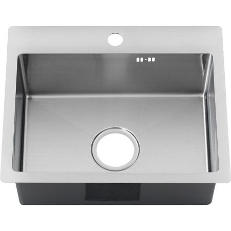 Кухонная мойка Melana ProfLine MLN-R5040H 50х40 цвет серый поверхность матовая