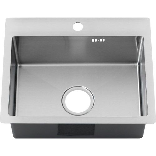 Кухонная мойка Melana ProfLine MLN-R5040H 50х40 цвет серый поверхность матовая - фото 5