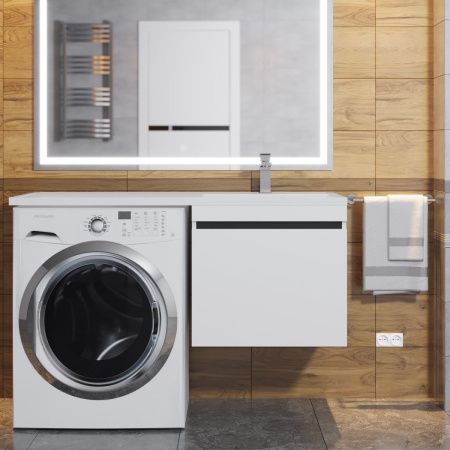 Тумба под раковину Uperwood Magenta 5930205163 50х50 подвесная цвет белый