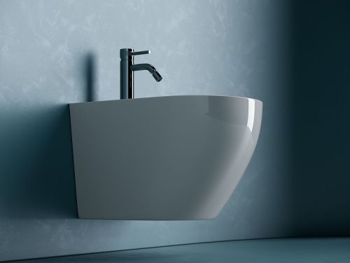 Биде подвесное Ceramica Nova UNO CN11002 цвет белый - фото 4