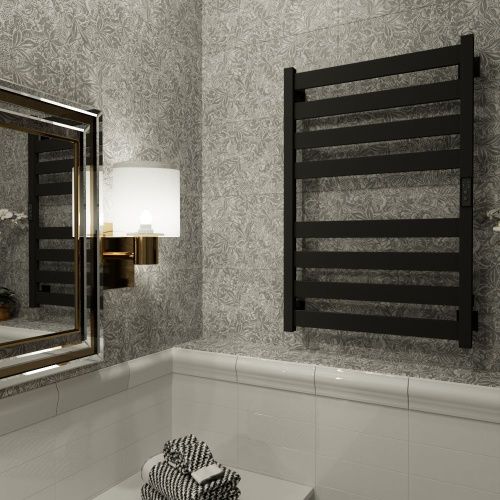 Полотенцесушитель электрический Altasan РондаПроф Ронда5Проф8050ЧМ 55х80 черный - фото 4