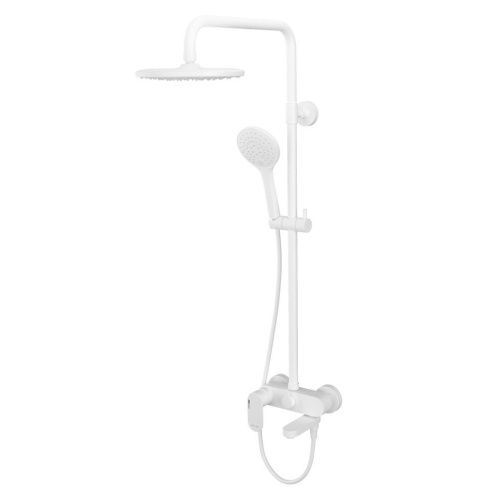 Душевая стойка Wasserkraft Mindel BK18501WM настенная цвет белый - фото 4