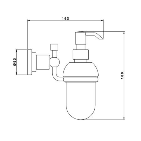 Дозатор Nicolazzi Accessori Classica 1489CR27