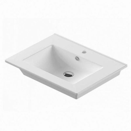 Тумба с раковиной Comforty Модена М 00-00001643CF 80х50 напольная цвет белый - фото 3