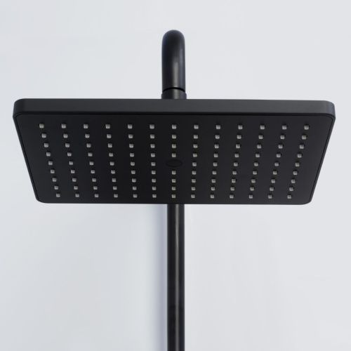 Душевая стойка Wasserkraft A11401 настенная цвет черный с термостатом - фото 3