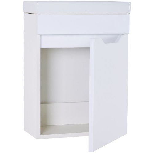 Тумба с раковиной Orange МИНИ Mini-40TUW+Ra 40х20 цвет белый - фото 3