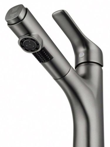 Смеситель Wonzon & Woghand WW-AE4151-BGG на раковину серый - фото 4