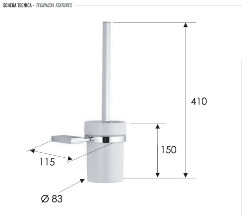 Ершик Remer Flat FT66CR - фото 2