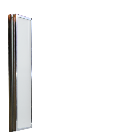 Душевая шторка на ванну Cerutti SPA BOUNA 130х140 стекло матовое профиль хром ориентация универсальная