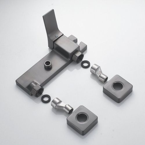 Гигиенический душ со смесителем Shevanik S6105T-1 оружейная сталь - фото 5