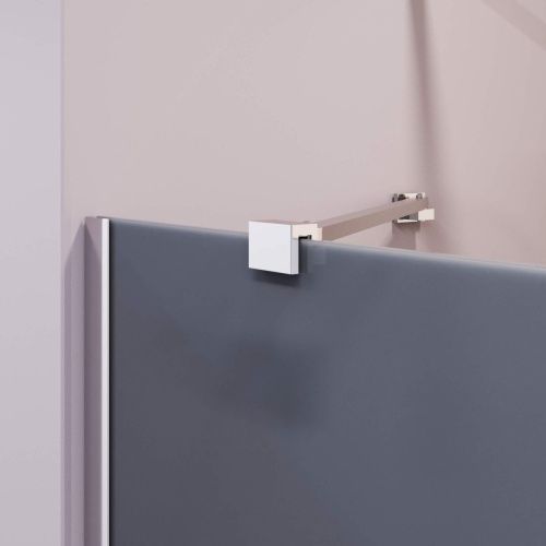 Душевая шторка на ванну RGW Screens 351115009-31 90х150 стекло тонированное профиль хром ориентация универсальная - фото 2