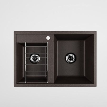 Кухонная мойка Aquaton Делия 78 1A723132DE280 80х50 цвет коричневый