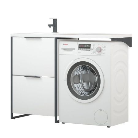 Тумба под раковину Corozo Гера SD-00001911 60х50 напольная цвет белый