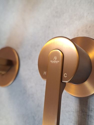 Смеситель для раковины AltroBagno Unione AltroBagnoUnione010506BC встраиваемый в стену медь - фото 5