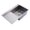 Кухонная мойка Splenka S704.7850.05 80х50 цвет серый поверхность матовая