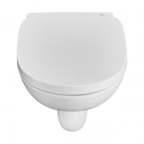 Чаша унитаза подвесная Roca Debba 7346998000 цвет белый без сиденья безободковая смыв торнадо - фото 3