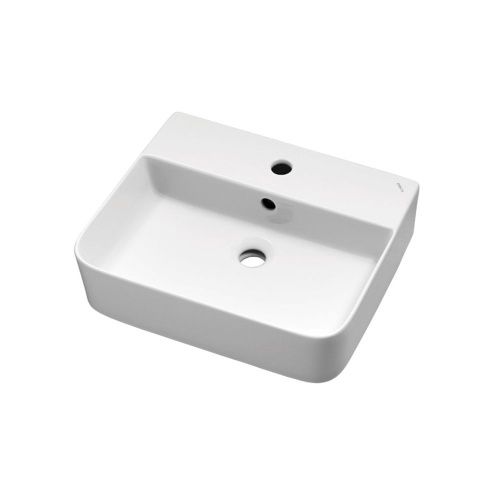 Раковина керамическая Dreja Joy 641990 50х40 накладная цвет белый 1 отверстие под смеситель - фото 2