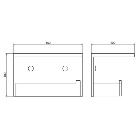 Бумагодержатель Timo Petruma 15243/18